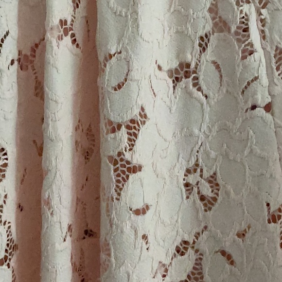 Free People Blush Peach Lace Bohemian Blouse. Size M - Picture 2 of 8